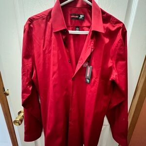 JF J Ferrar Red Men's Shirt